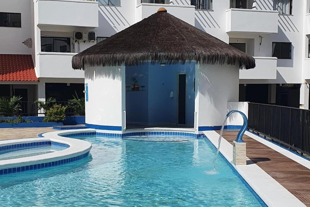 Apto Na Orla Da Praia Grande Com Piscina E Garagem Арраял-ду-Кабу Екстер'єр фото