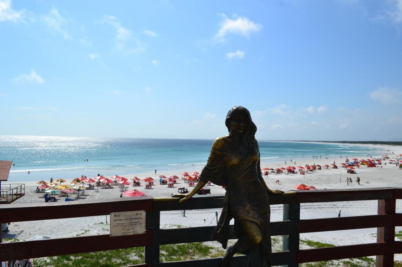 Apto Na Orla Da Praia Grande Com Piscina E Garagem Арраял-ду-Кабу Екстер'єр фото